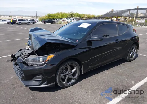 2020 Hyundai Veloster 2.0 z USA, uszkodzony, nr VIN KMHTG6AF6LU020776